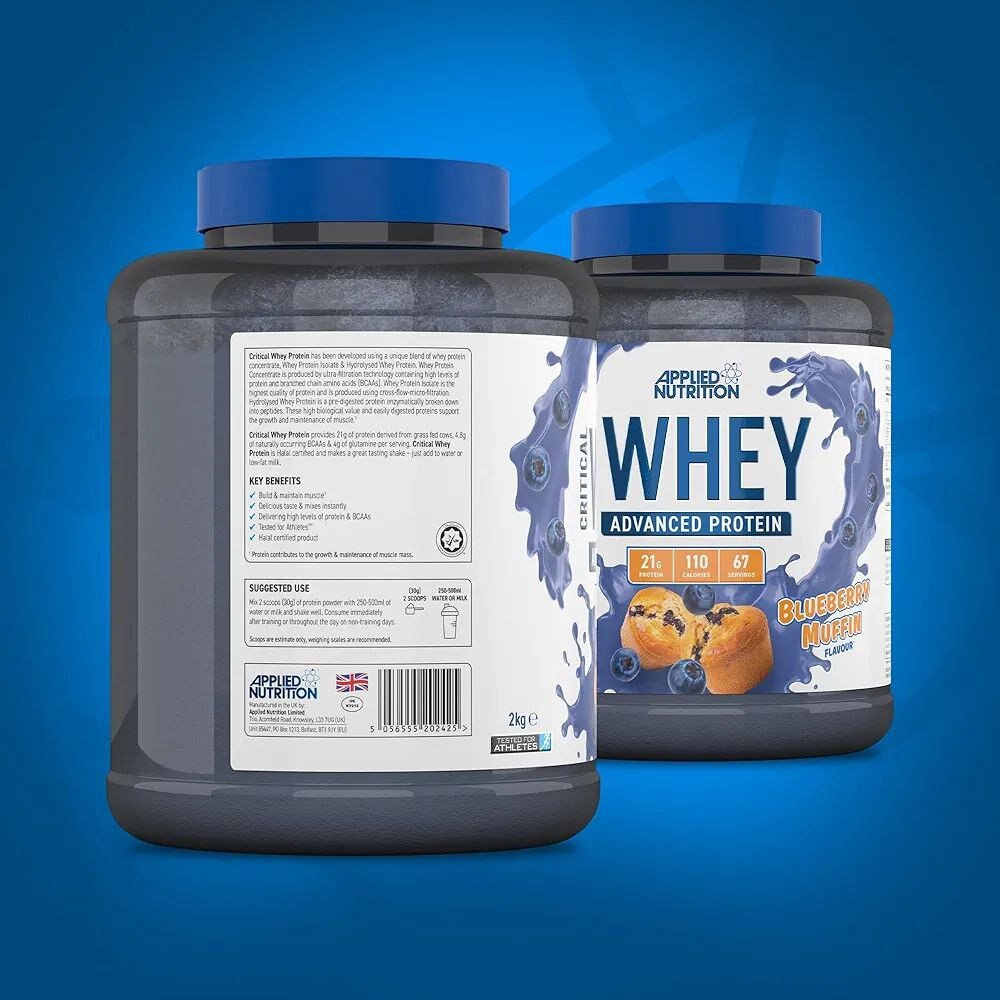 Critical Applied Whey Protein Blueberry Muffin