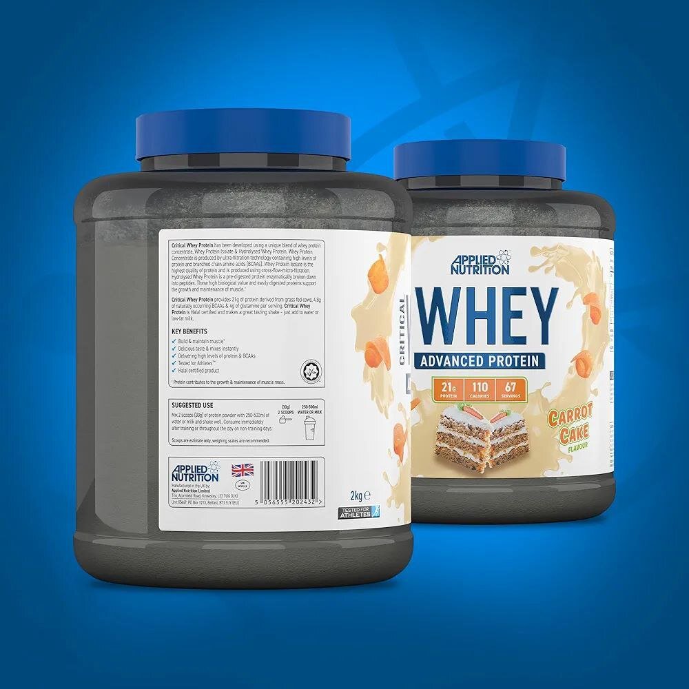Protein Whey Critical Applied Carrot Cake
