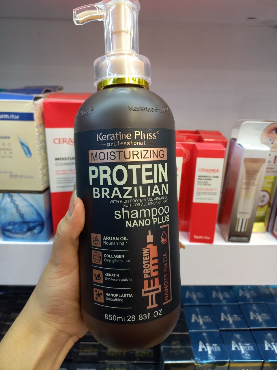 Keratine Queen Moisturizing Protein Brazilian Shampoo (Nano Plus)