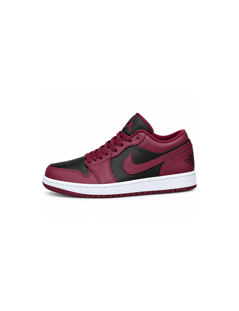 Jordan 1 Low Maroon Black